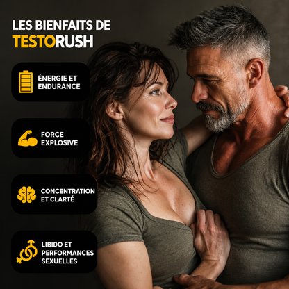 TestoRush | Votre dose quotidienne de soutien à la testostérone